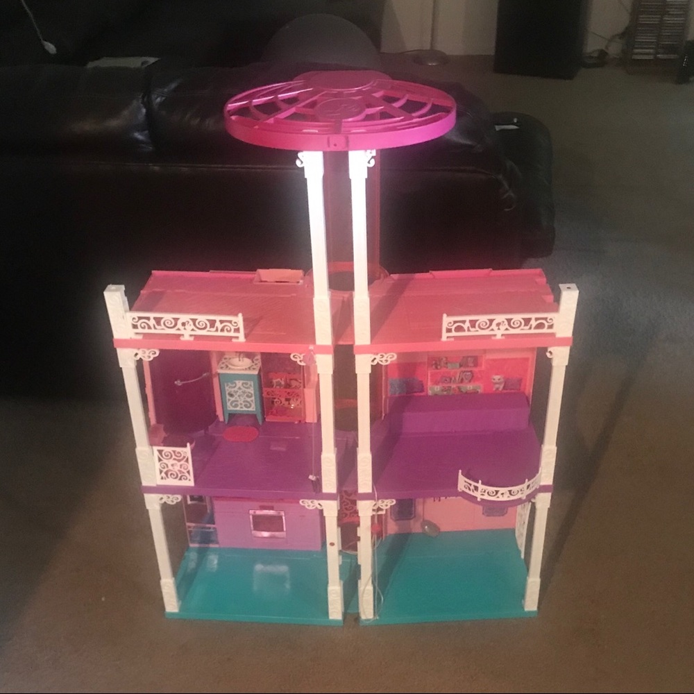 Dollhouse and unused furniture